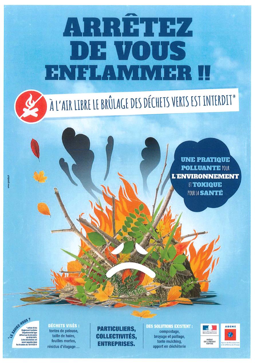 affiche feu interdit