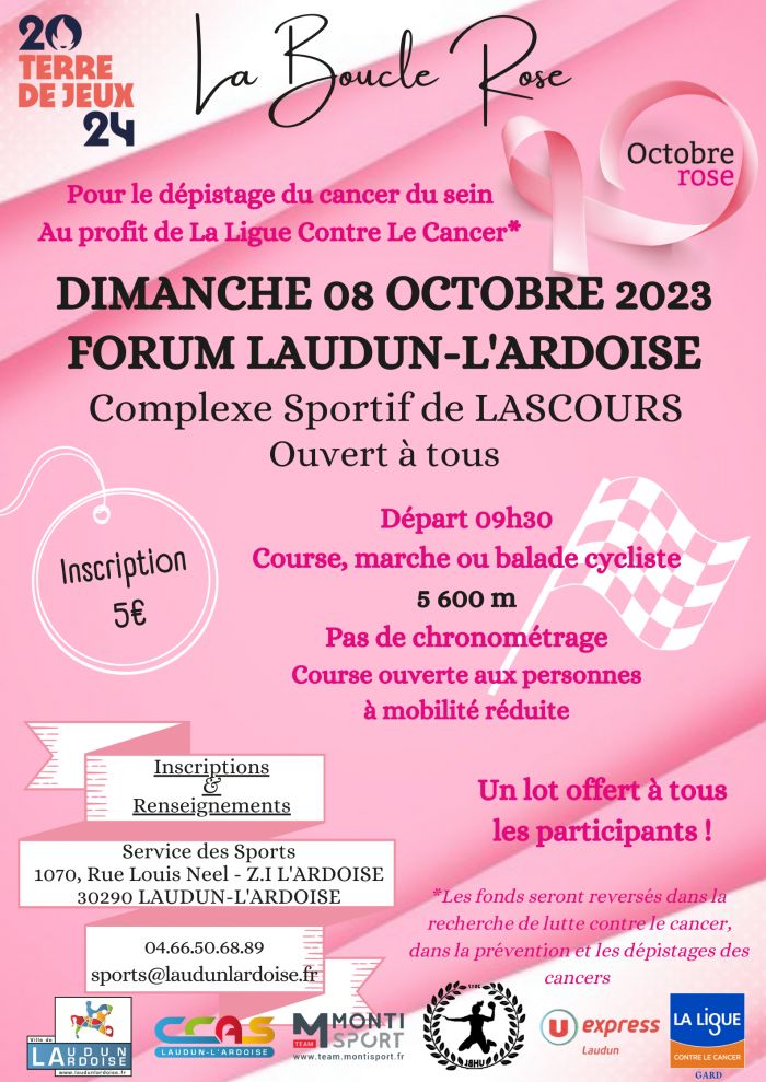 La boucle solidaire d'octobre rose