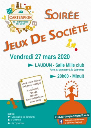 Soirée Jeux avec Cartenpion