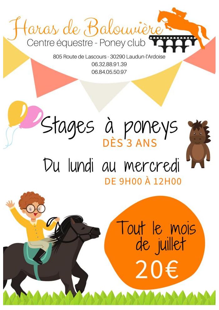 Stage Poney 