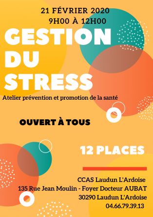 Atelier Prévention - Gestion du Stress