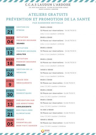 Atelier Prévention - Gestion du Stress