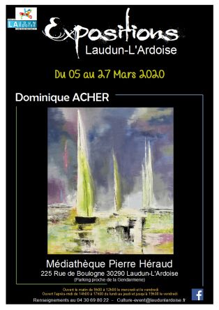 Exposition de peinture Dominique ACHER