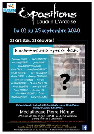 Exposition Le confinement sous le regard des artistes