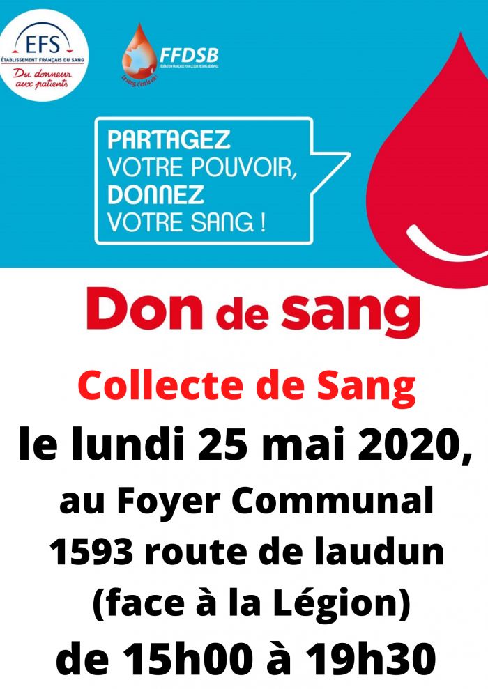 Collecte de sang 