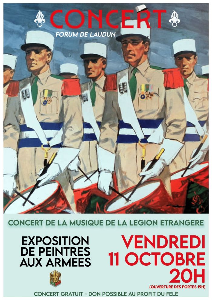 CONCERT DE LA MUSIQUE LEGION ETRANGERE 