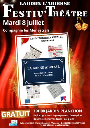 Festiv'Théâtre "La bonne adresse"