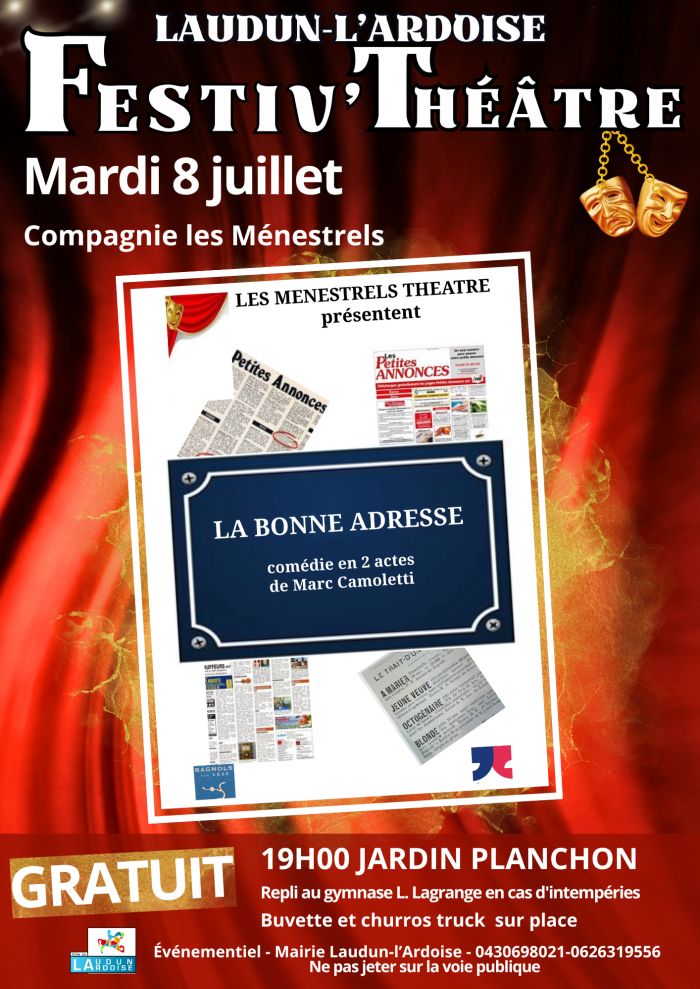 Festiv'Théâtre "La bonne adresse"