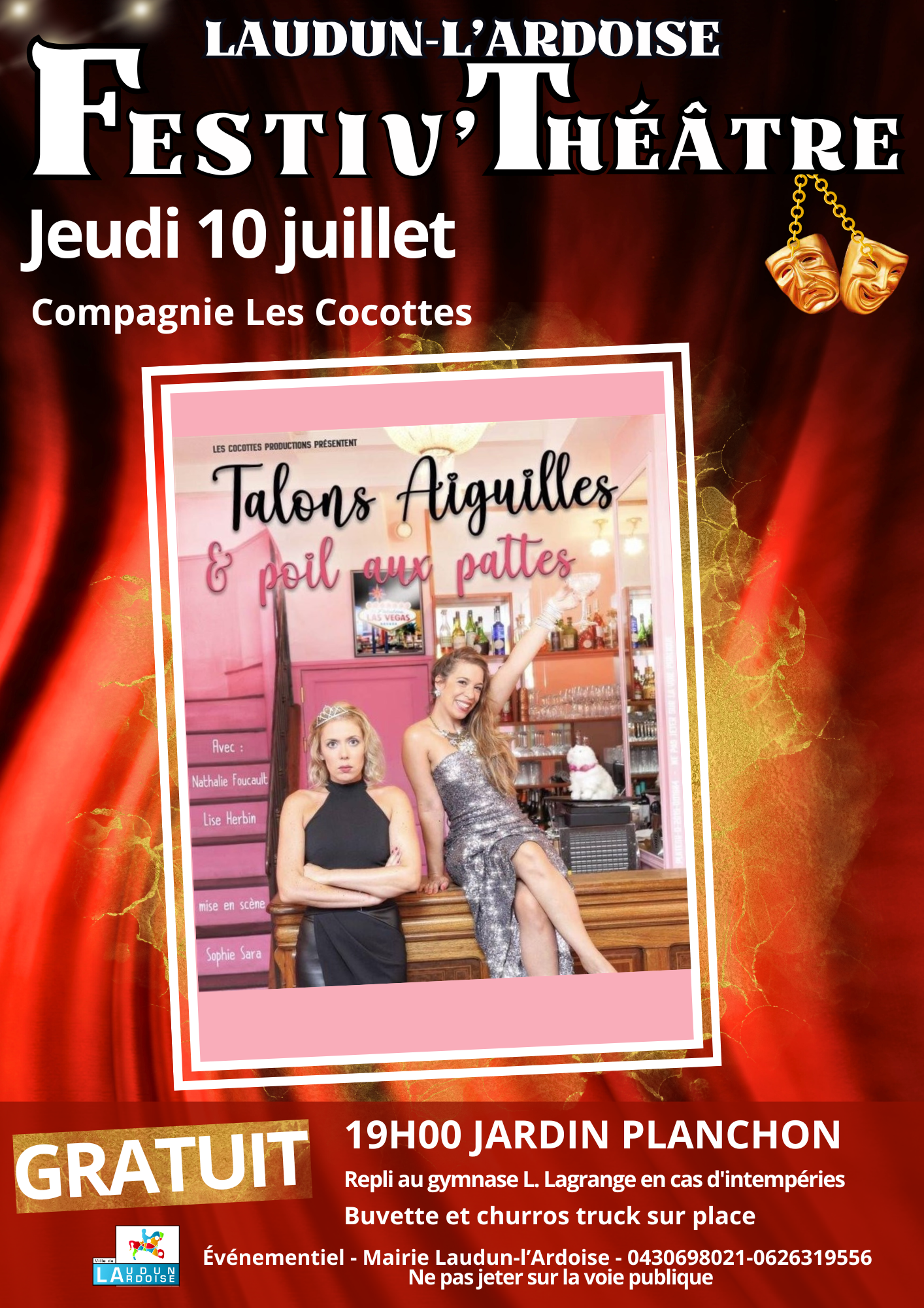 25 07 10 TALONS AIGUILLES ET POIL AUX PATTES FESTIV THEATRE 10 JUILLET