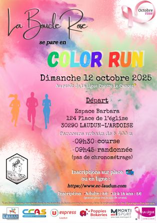 Color Run Octobre rose