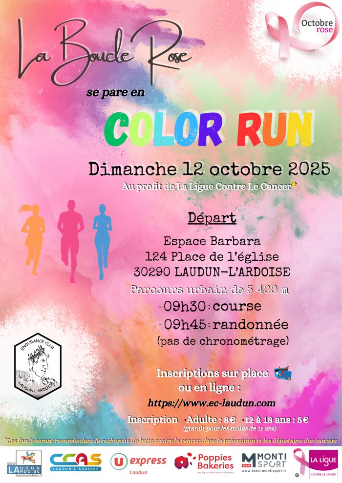 Color Run Octobre rose