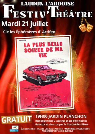 Festiv'Théâtre La plus belle soirée de ma vie !