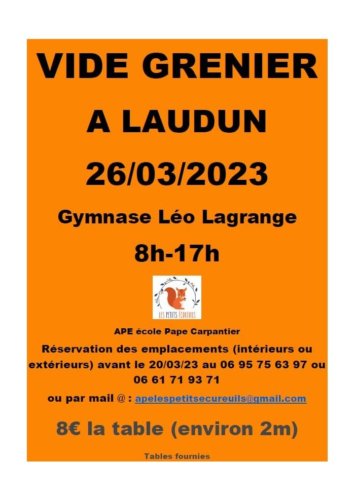 APE Carpantier : Vide Grenier