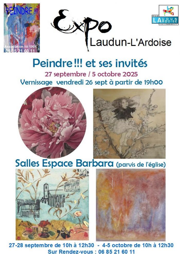 PEINDRE !!! Exposition & Vernissage