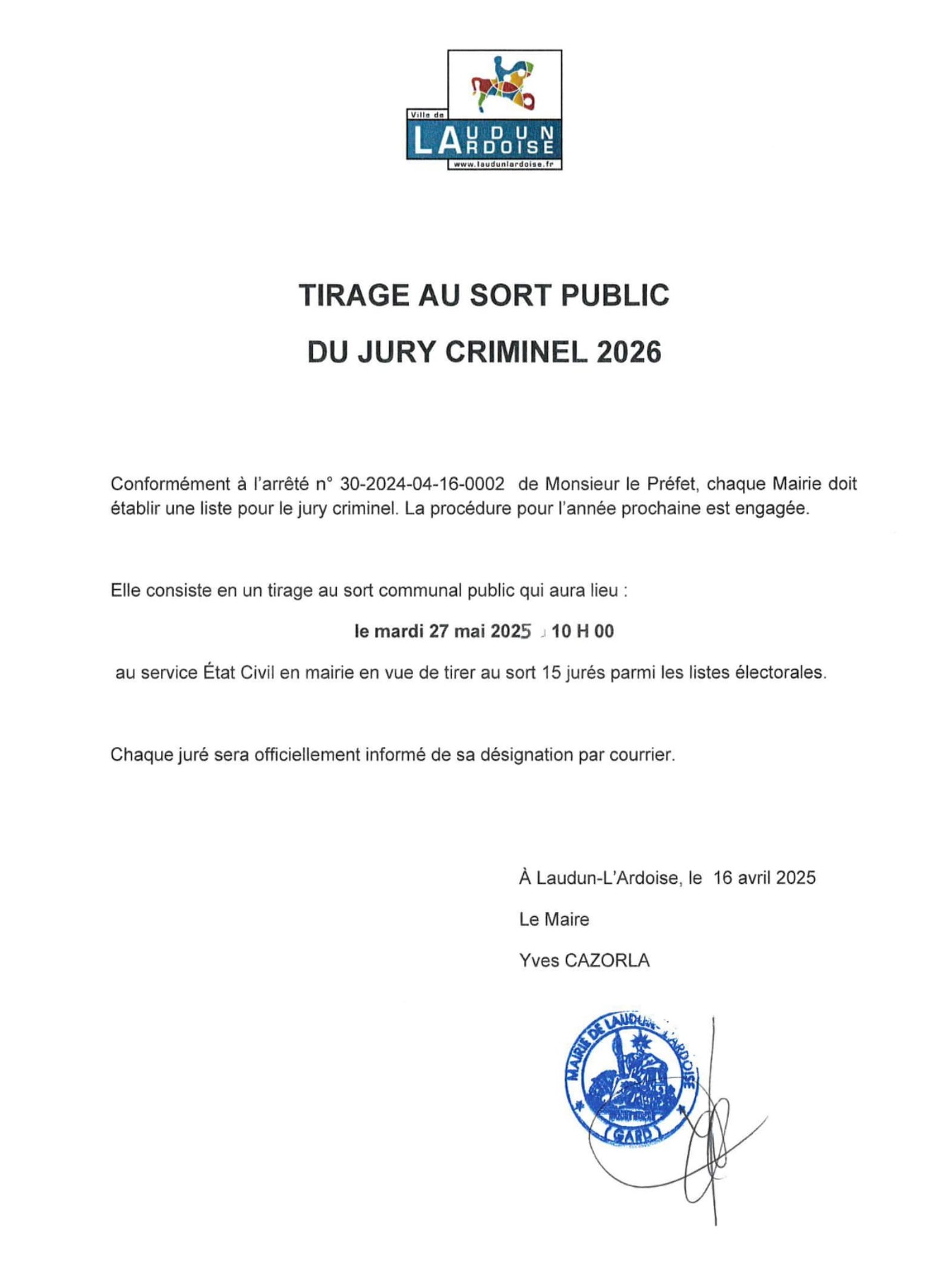Affiche Jury criminel 1