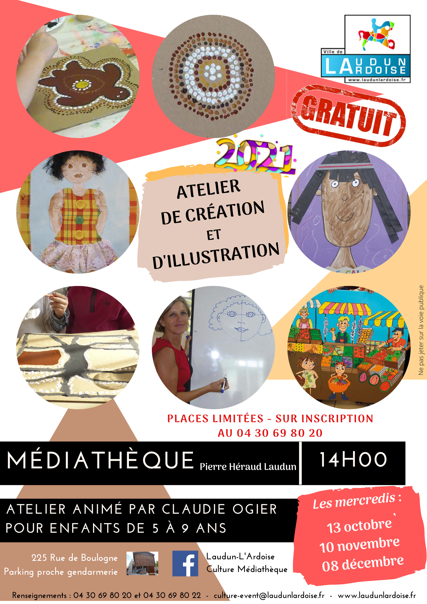 Atelier de création et dillustration pour enfants de 5 à 9 ans