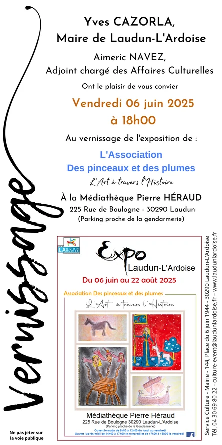 Carton expo des pinceaux et des plumes juin 2025 1