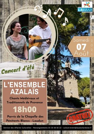 Concert d'été L'ENSEMBLE AZALAÏS