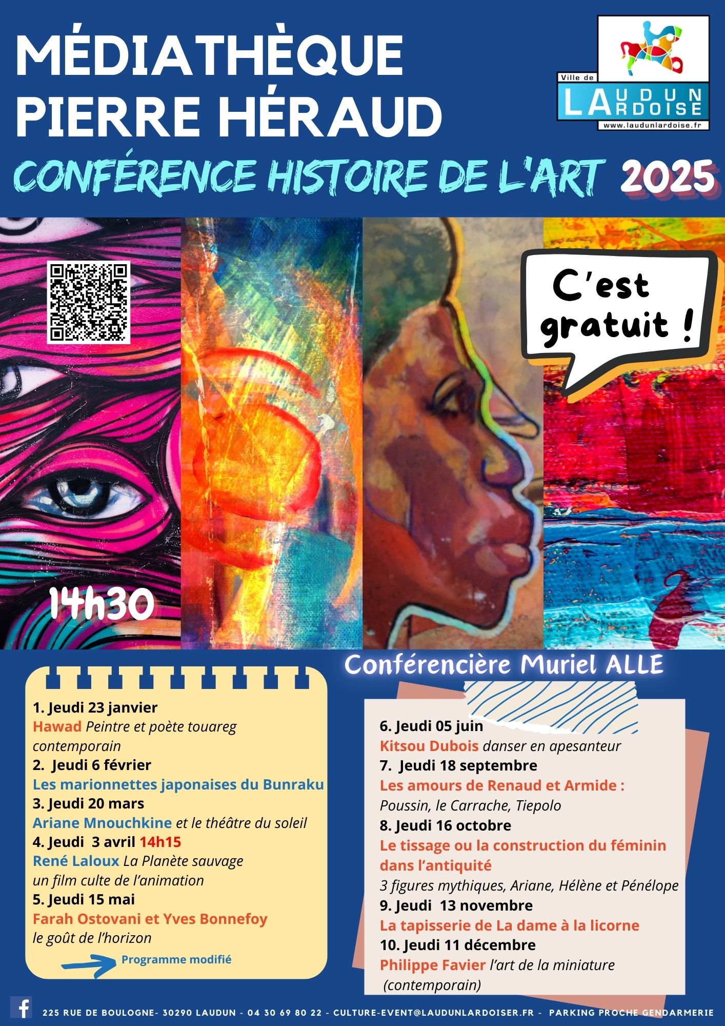Conférences Histoire de lArt 2025 modifié