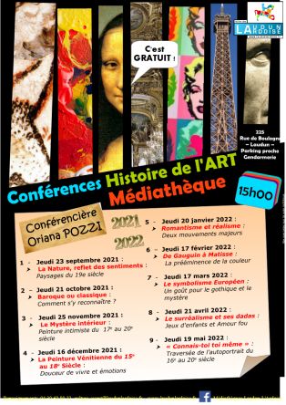 Conférences Histoire de l'ART