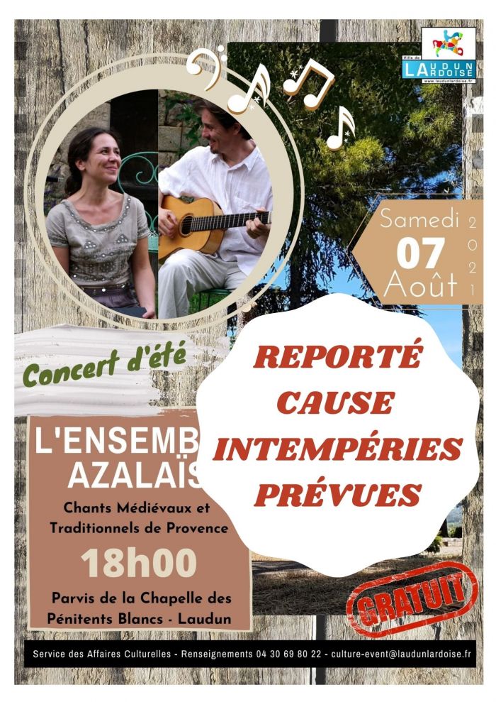 Concert d'été L'ENSEMBLE AZALAÏS