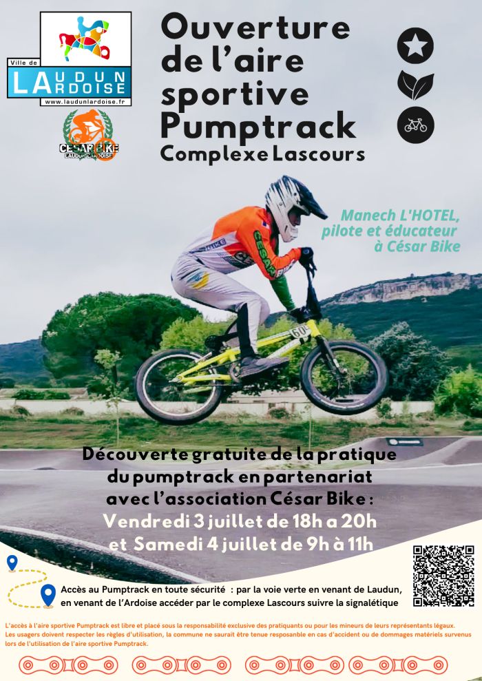 Pumptrack découverte avec César Bike