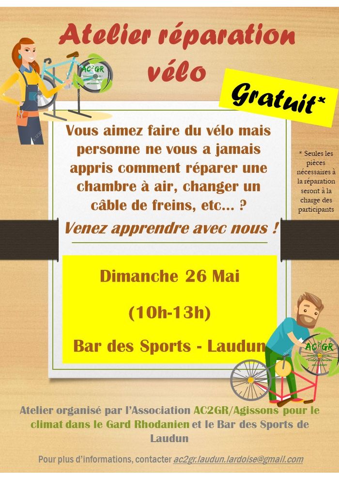 Ac2gr : Atelier Réparation Vélo