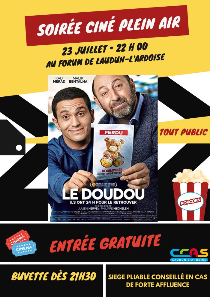 SOIRÉE CINÉMA PLEIN AIR