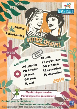 Détente créative scrapbooking