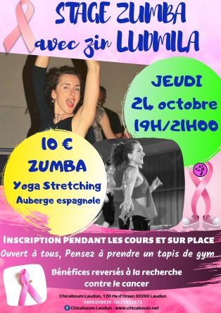 Stage Zumba & Stretching-yoga 24 octobre