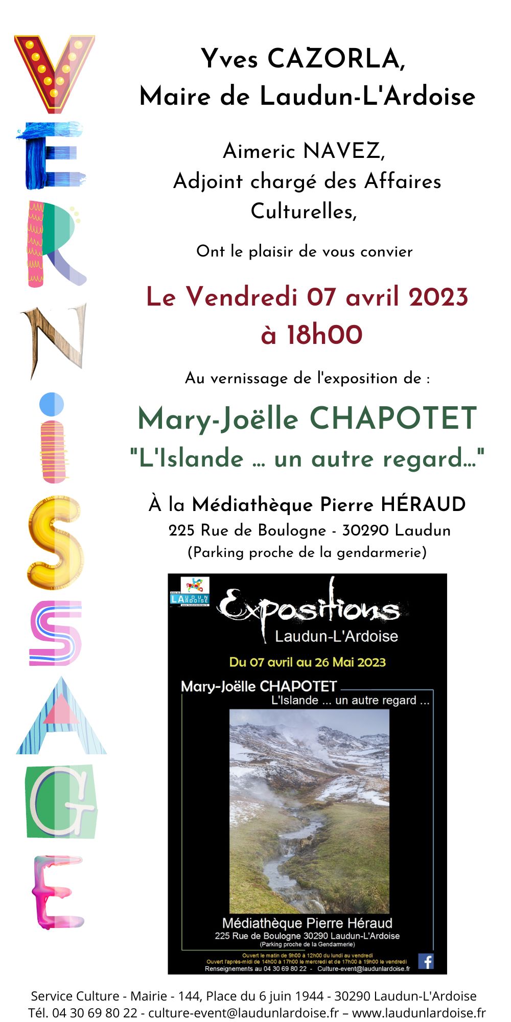 carton vernissage Mary Joelle chapotet 07 04 2023