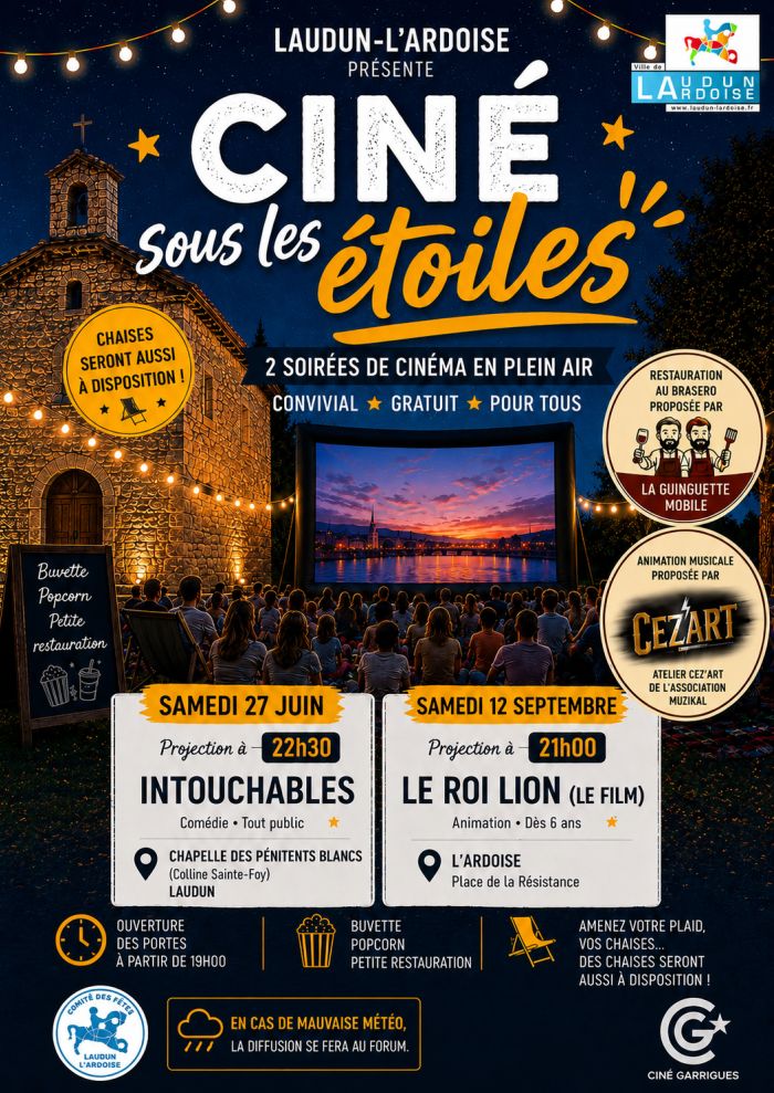 Ciné PLEIN AIR L'ARDOISE