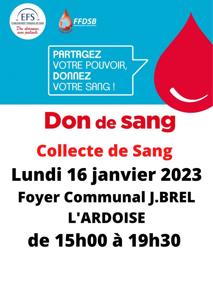 collecte de SANG