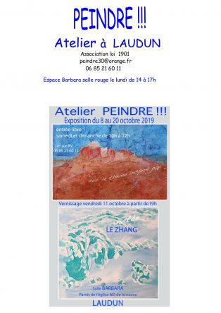 Exposition Atelier PEINDRE !!!
