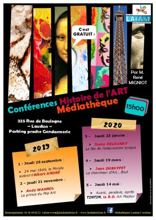 Conférence Histoire de l'Art "Andy WAHROL