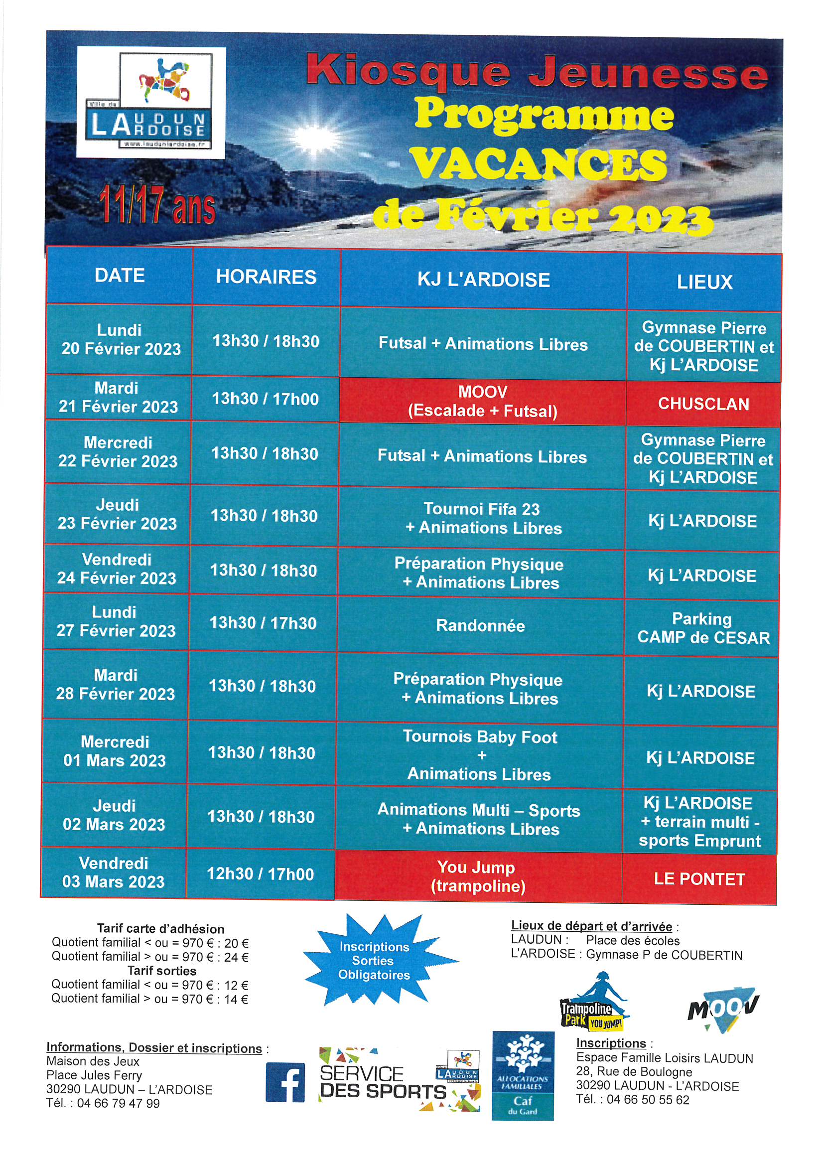 flyer vacances de février 2023 adolecent jpeg