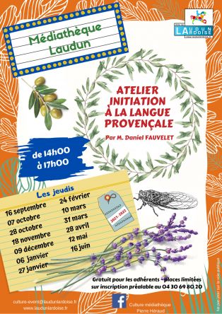 Atelier Initiation Langue Provençale