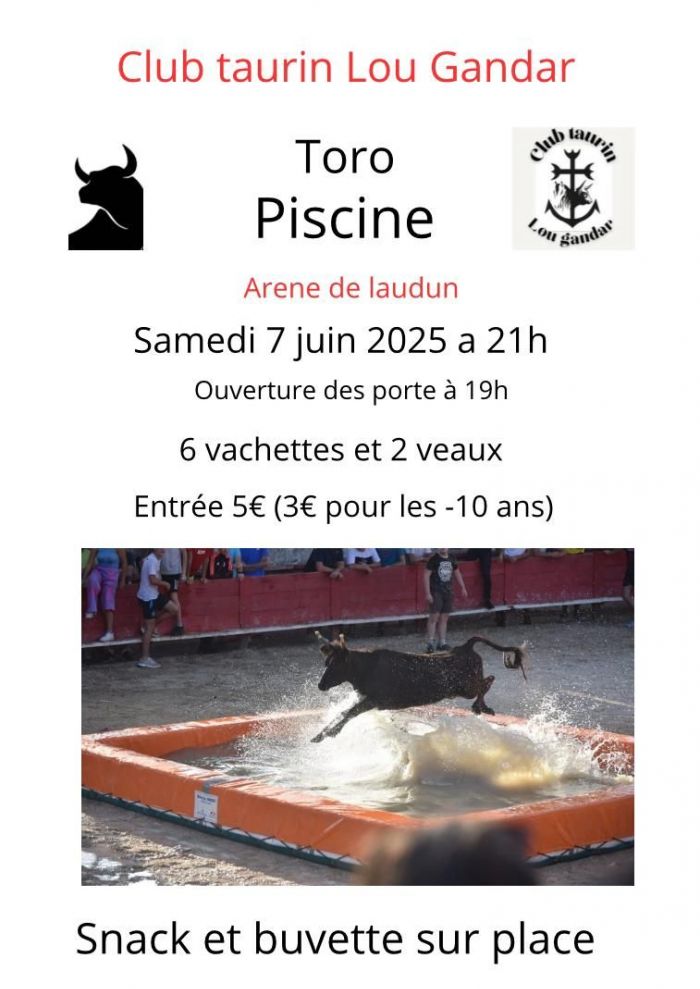 Toro Piscine Club Taurin Lou Gandar