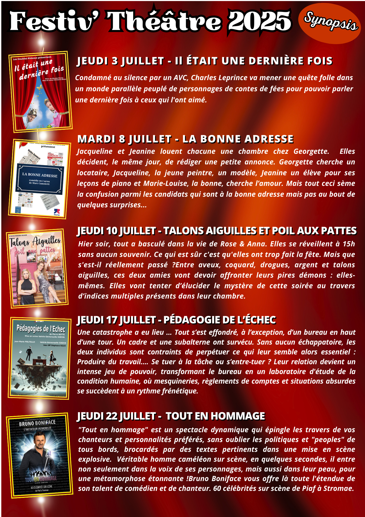 synopsis festiv theatre
