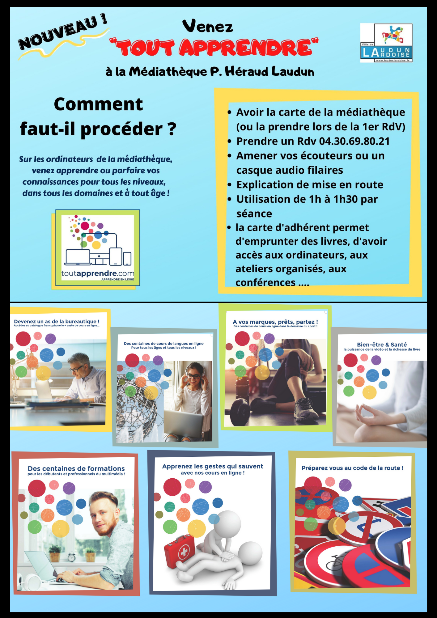 tout apprendre affiche a3